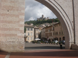 Vista della Rocca da Santa Chiara